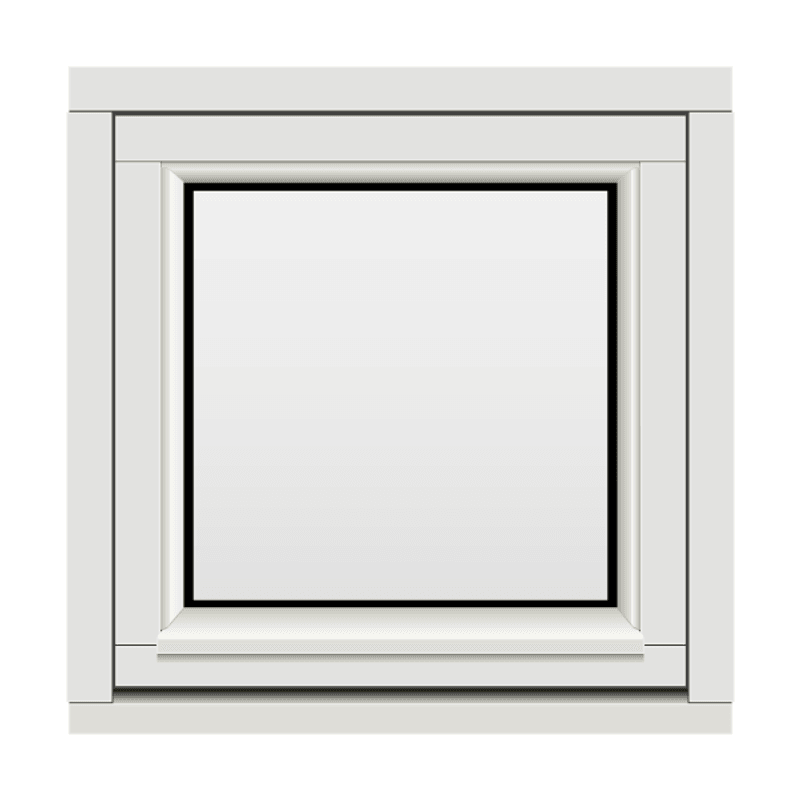 H-vinduet sidesving 1 rams 60x60 (59x59)