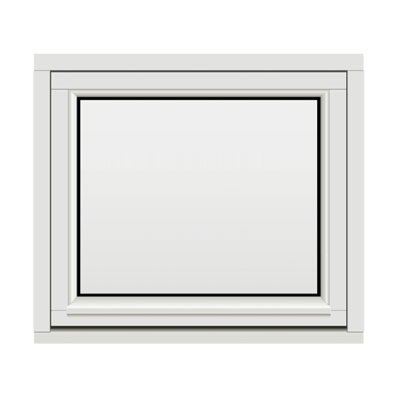 H-vinduet sidesving 1 rams 80x70 (79x69)