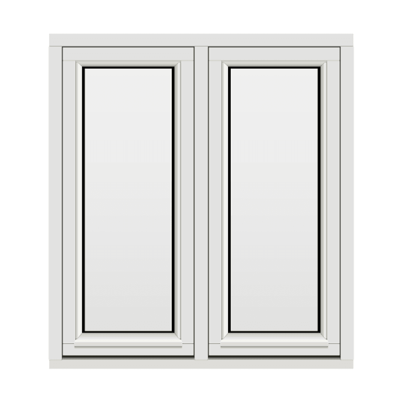 H-vinduet sidesving 2 rams 100x110 (99x109)